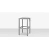 Source Furniture Napa Aluminum Backless Bar Stool 1 - Source Furniture Napa Aluminum Backless Bar Stool 1