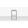 Source Furniture Napa Aluminum Backless Bar Stool 3 - Source Furniture Napa Aluminum Backless Bar Stool 3