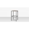 Source Furniture Napa Aluminum Backless Bar Stool 2