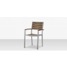 Source Furniture Napa Aluminum Stackable Dining ArmChair  9