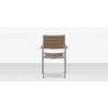 Source Furniture Napa Aluminum Stackable Dining ArmChair  10