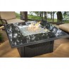 Outdoor Greatroom Company Napa Valley Fire Pit Table with CF-2424 Burner - Lifestyle
