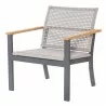 Royal Teak Naples Club Chair Charcoal Aluminum and Rope3 - Royal Teak Naples Club Chair Charcoal Aluminum and Rope3
