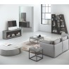 TemaHome Petra End Table in Concrete Look & Black - Lifestyle 5