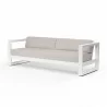 Newport Sofa in Canvas Natural, No Welt - Front Side Angle - Newport Sofa in Canvas Natural, No Welt - Front Side Angle