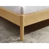 Greenington Monterey Queen Platform Bed, Wheat - Closeup Angle - Greenington Monterey Queen Platform Bed, Wheat - Closeup Angle