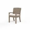 Sunset West Havana Dining Chair in Canvas Natural w/ Self Welt - Sunset West Havana Dining Chair in Canvas Natural w/ Self Welt