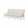 Bristol Sofa in Canvas Natural w/ Self Welt - Front Side Angle - Bristol Sofa in Canvas Natural w/ Self Welt - Front Side Angle