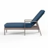 Laguna Chaise Lounge in Spectrum Indigo, No Welt - Side Angle - Laguna Chaise Lounge in Spectrum Indigo, No Welt - Side Angle