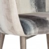 Sunpan Lydia Dining Chair - Shoreline Grey - Seat Closeup Angle