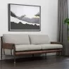 Sunpan Mauti Sofa - Brown - Vault Fog / Bravo Cognac - Lifestyle - Sunpan Mauti Sofa - Brown - Vault Fog / Bravo Cognac - Lifestyle