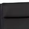 Sunpan Zelia Dinng Chair - Linea Black Leather - Set of Two - Closeup Top Angle - Sunpan Zelia Dinng Chair - Linea Black Leather - Set of Two - Closeup Top Angle