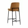Sunpan Zeke Counter Stool - Black - Bergen Marmalade - Set of Two - Back Side Angle - Sunpan Zeke Counter Stool - Black - Bergen Marmalade - Set of Two - Back Side Angle