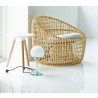 Cane-Line Nest Round Chair INDOOR White Cushion