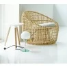 Cane-Line Nest Round Chair INDOOR White Cushion - Cane-Line Nest Round Chair INDOOR White Cushion
