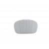 Nest Curved Armchair in White-back view 1