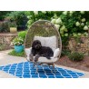 Tortuga Outdoor Rio Vista Outdoor Wicker Egg Chair With Legs And Swivel Base