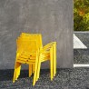 Woodard New Century Dining Armchair - Lifestyle and Stacked