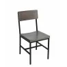 Memphis Side Chair With Gray Ash Back - Memphis Side Chair With Gray Ash Back