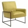 Zuo Modern New York Accent Chair Olive Green- Side View 2 - Zuo Modern New York Accent Chair Olive Green- Side View 2