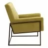 Zuo Modern New York Accent Chair Olive Green- Side View 1 - Zuo Modern New York Accent Chair Olive Green- Side View 1
