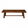  Newberry Bench in Medium Brown - Front
