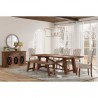  Newberry Bench in Medium Brown - Lifestyle 2
