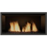 Sierra Flame Newcomb 36 Direct Vent Linear Gas Fireplace - Close-Up Flame