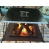 AZ Patio Heaters Heat Warden Fire Pit Heat Deflector in Stainless Steel - Lifestyle