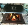 AZ Patio Heaters Heat Warden Fire Pit Heat Deflector in Stainless Steel - Lifestyle - AZ Patio Heaters Heat Warden Fire Pit Heat Deflector in Stainless Steel - Lifestyle