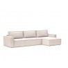 Innovation Living Newilla Sofa Bed Lounger with Standard Arms 255 - Adario, Basmati