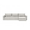Innovation Living Newilla Sofa Bed Lounger with Standard Arms Front 256 - Adario, Fog