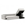 Innovation Living Newilla Sofa Bed Lounger with Standard Arms Storage 256 - Adario, Fog