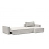 Innovation Living Newilla Sofa Bed Lounger with Standard Arms 256 - Adario, Fog