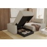 Innovation Living Newilla Sofa Bed Lounger with Standard Arms Storage 2 257 - Adario, Taupe