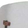 Sunpan Pearce Counterstool  Light Grey-Bravo Cognac - Seat Closeup Top Back Angle - Sunpan Pearce Counterstool  Light Grey-Bravo Cognac - Seat Closeup Top Back Angle