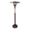 AZ Patio Heaters Outdoor Natural Gas Patio Heater in Hammered Bronze - Front Angle