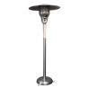 AZ Patio Heaters Outdoor Natural Gas Patio Heater in Stainless Steel - Front Angle