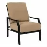 Woodard Nico Cushion Lounge Chair - Angled - Woodard Nico Cushion Lounge Chair - Angled