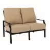 Woodard Nico Cushion Love Seat - Angled - Woodard Nico Cushion Love Seat - Angled