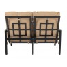 Woodard Nico Cushion Love Seat - Back