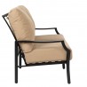 Woodard Nico Cushion Love Seat - Side