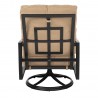 Woodard Nico Cushion Swivel Rocking Lounge Chair - Back