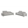 J&M Furniture Nicolo- Grey Sofa & Love
