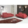 J&M Furniture Nicolo- Red Sofa & Love Set - J&M Furniture Nicolo- Red Sofa & Love Set