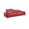 J&M Furniture Nicolo- Red Sofa Side View