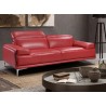 J&M Furniture Nicolo- Red Sofa Side View