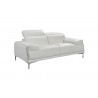 J&M Furniture Nicolo- White Love Side View