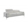 J&M Furniture Nicolo-White Sofa Side View
