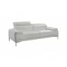 J&M Furniture Nicolo-White Sofa Side View - J&M Furniture Nicolo-White Sofa Side View